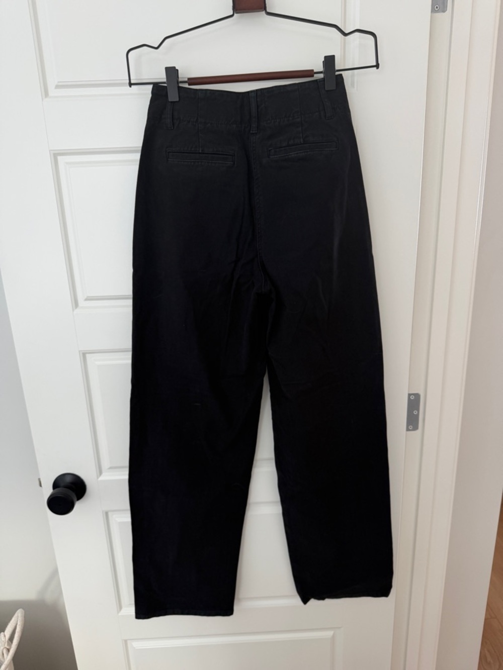 Wilfred Ascendant Black High Rise Wide-Leg Pants - Picture 4 of 6